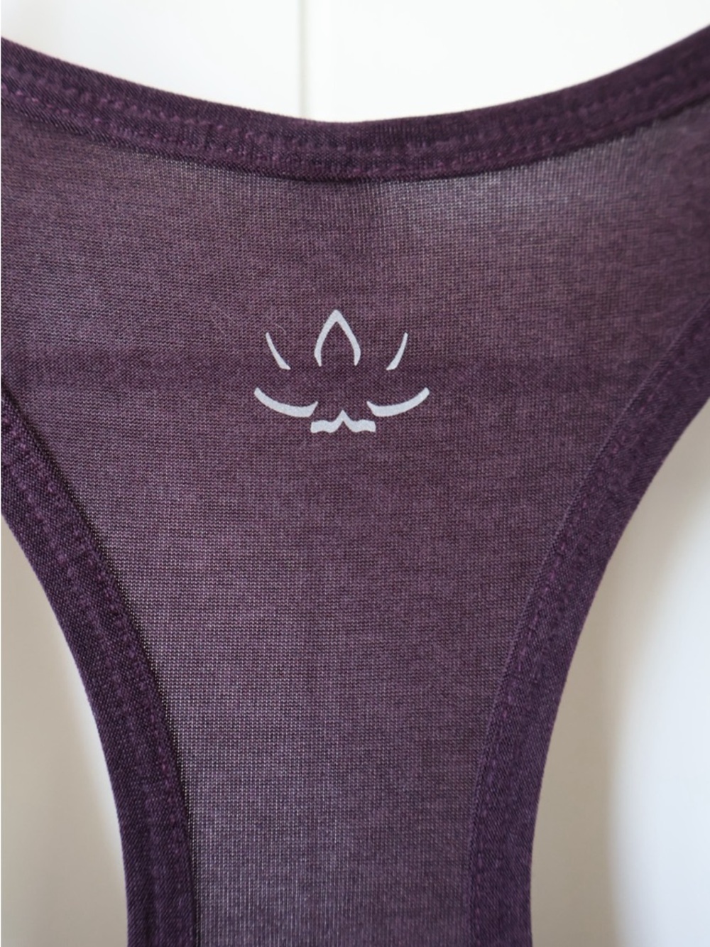Beyond the Bump Plum Racerback Maternity Tank - Picture 4 of 5